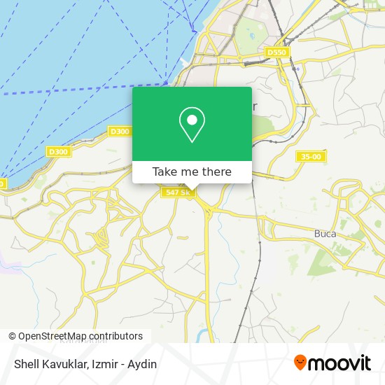 how to get to shell kavuklar in konak by bus train metro or ferry