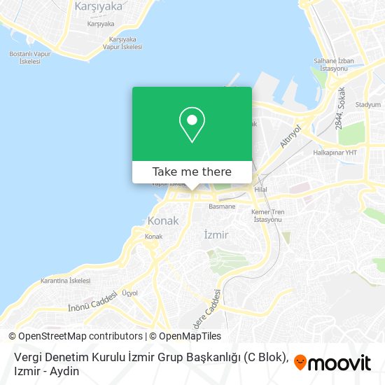 Vergi Denetim Kurulu İzmir Grup Başkanlığı (C Blok) map