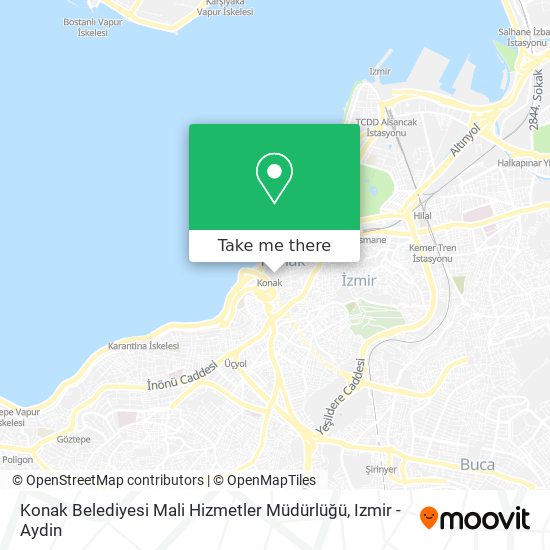 Konak Belediyesi Mali Hizmetler Müdürlüğü map