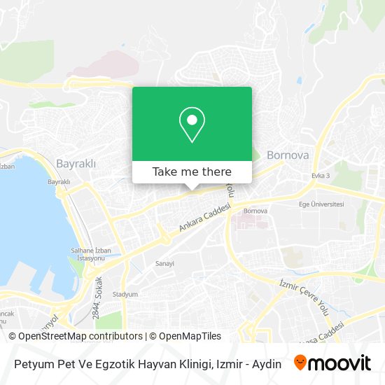 Petyum Pet Ve Egzotik Hayvan Klinigi map