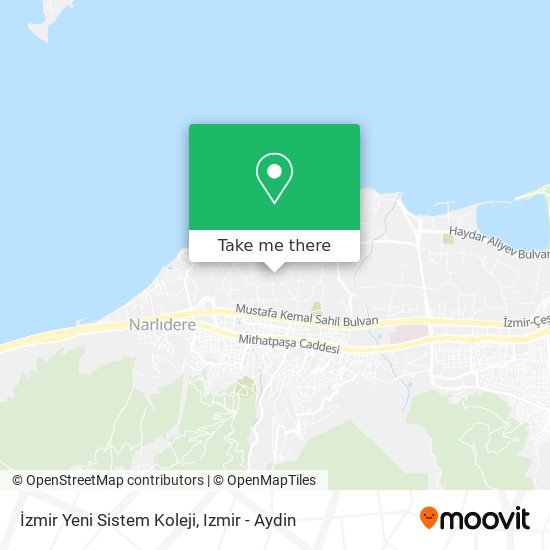İzmir Yeni Sistem Koleji map