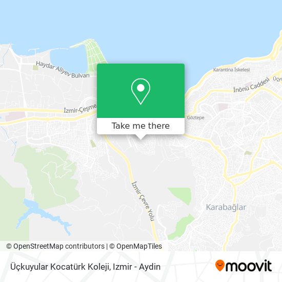 Üçkuyular Kocatürk Koleji map