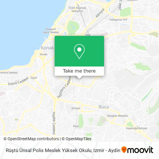 Rüştü Ünsal Polis Meslek Yüksek Okulu map