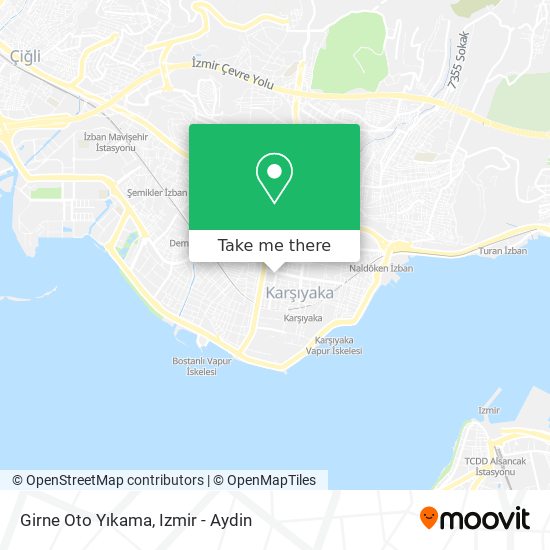 Girne Oto Yıkama map