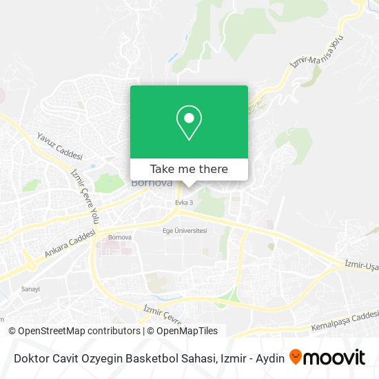 Doktor Cavit Ozyegin Basketbol Sahasi map