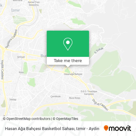 Hasan Ağa Bahçesi Basketbol Sahası map