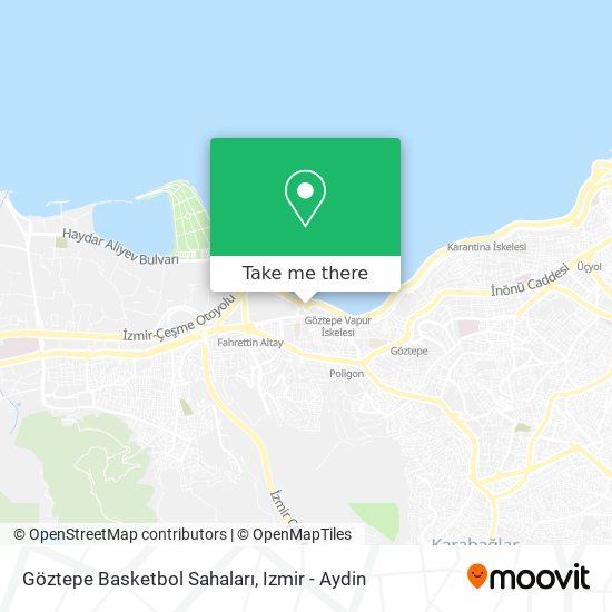 Göztepe Basketbol Sahaları map