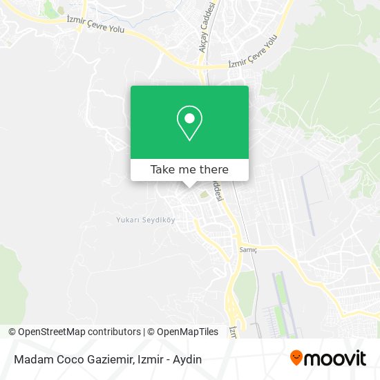 Madam Coco Gaziemir map