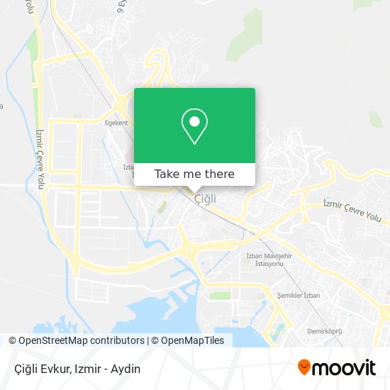 Çiğli Evkur map