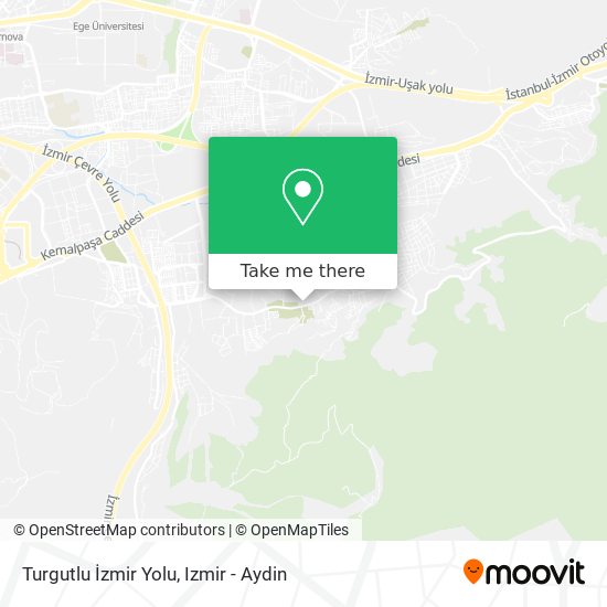 Turgutlu İzmir Yolu map