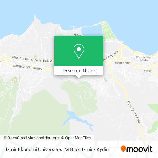 İzmir Ekonomi Üniversitesi M Blok map