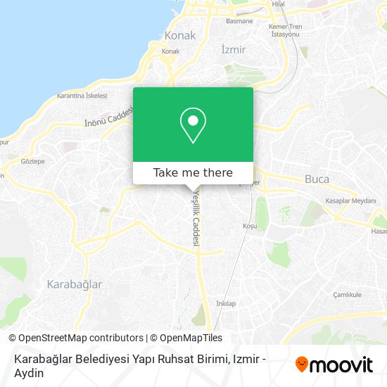 Karabağlar Belediyesi Yapı Ruhsat Birimi map