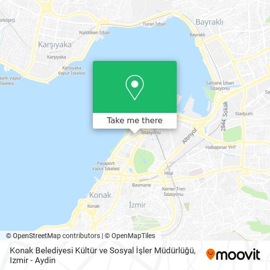 Konak Belediyesi Kültür ve Sosyal İşler Müdürlüğü map