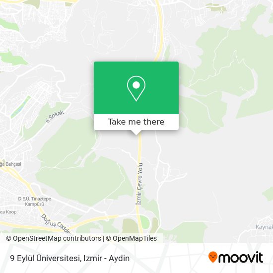 9 Eylül Üniversitesi map