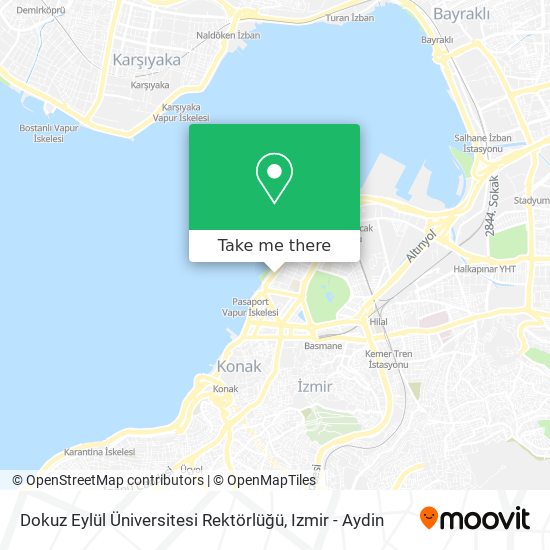 Dokuz Eylül Üniversitesi Rektörlüğü map