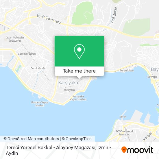 Tereci Yöresel Bakkal - Alaybey Mağazası map