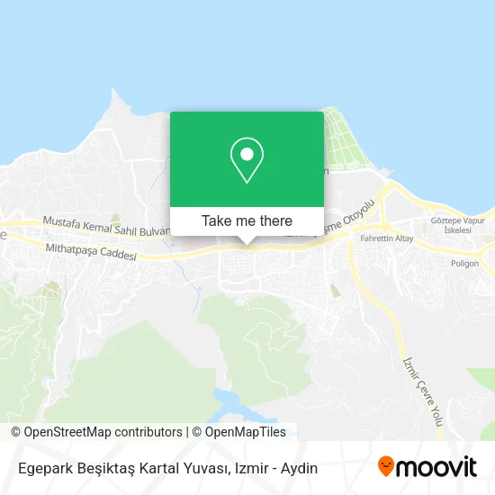 Egepark Beşiktaş Kartal Yuvası map