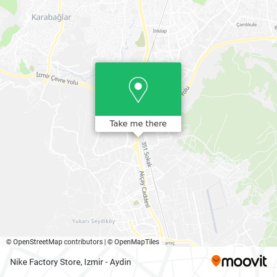 Nike Factory Store map