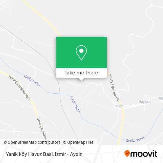 Yanik köy Havuz Basi map