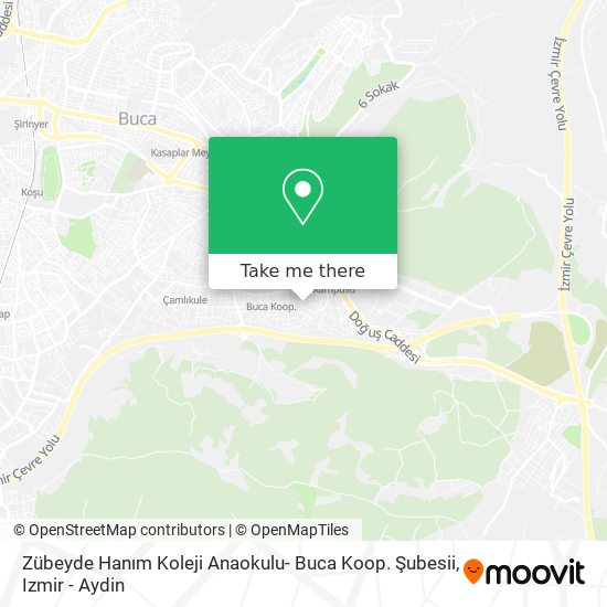 Zübeyde Hanım Koleji Anaokulu- Buca Koop. Şubesii map