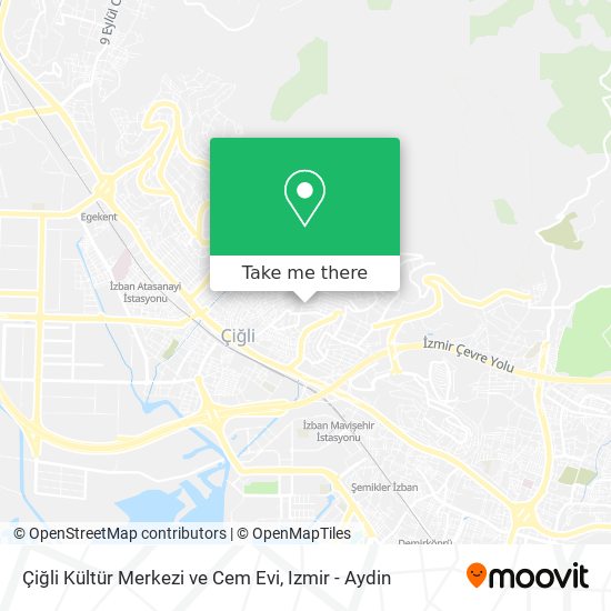 Çiğli Kültür Merkezi ve Cem Evi map