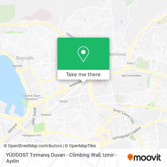 YÜDDOST Tırmanış Duvarı - Climbing Wall map