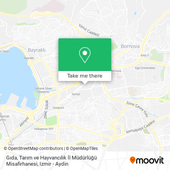 Gıda, Tarım ve Hayvancılık İl Müdürlüğü Misafirhanesi map
