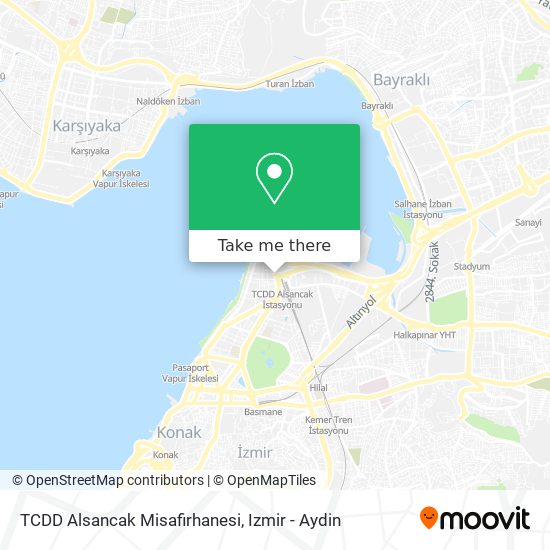 TCDD Alsancak Misafirhanesi map