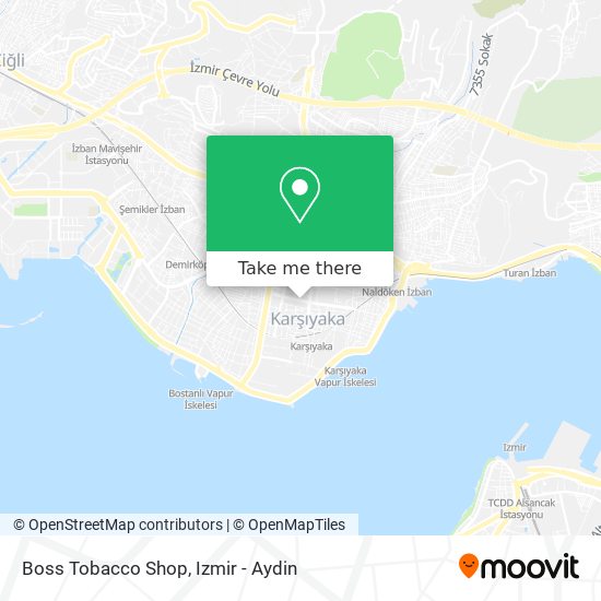 Boss Tobacco Shop map