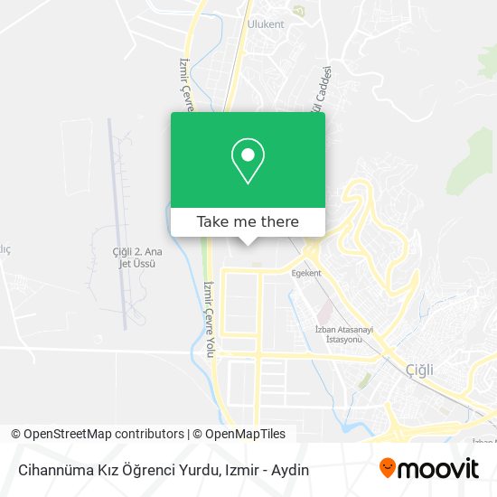 Cihannüma Kız Öğrenci Yurdu map