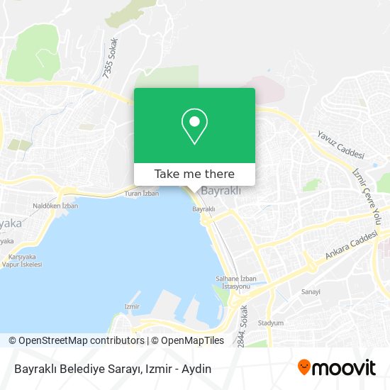 Bayraklı Belediye Sarayı map