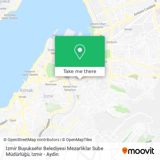 Izmir Buyuksehir Belediyesi Mezarliklar Sube Müdürlüğü map