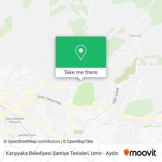 Karşıyaka Belediyesi Şantiye Tesisleri map