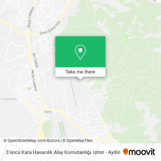 3'üncü Kara Havacılık Alay Komutanlığı map