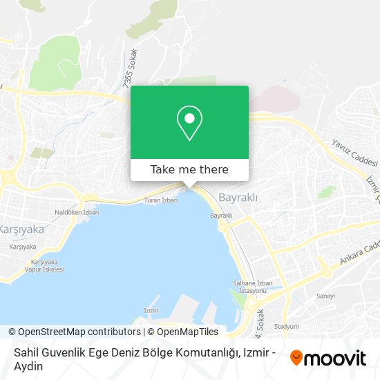 Sahil Guvenlik Ege Deniz Bölge Komutanlığı map