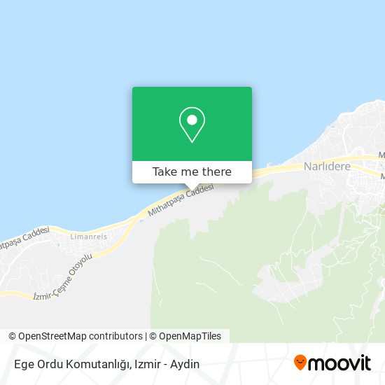 Ege Ordu Komutanlığı map