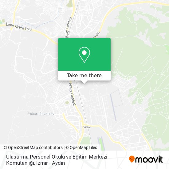 Ulaştırma Personel Okulu ve Eğitim Merkezi Komutanlığı map