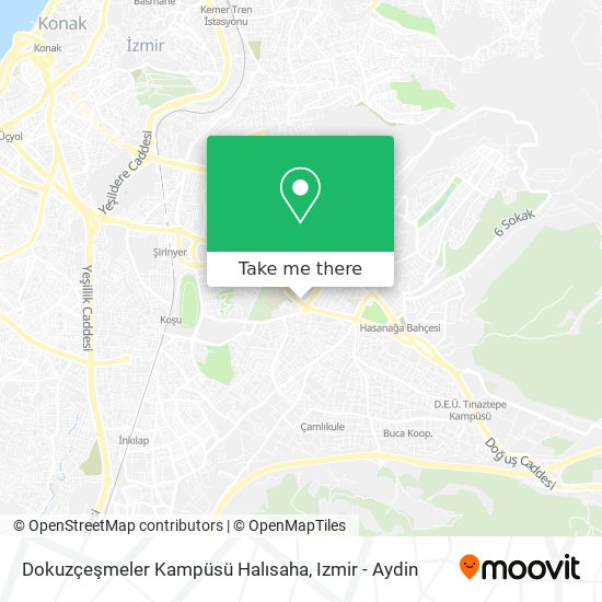 Dokuzçeşmeler Kampüsü Halısaha map