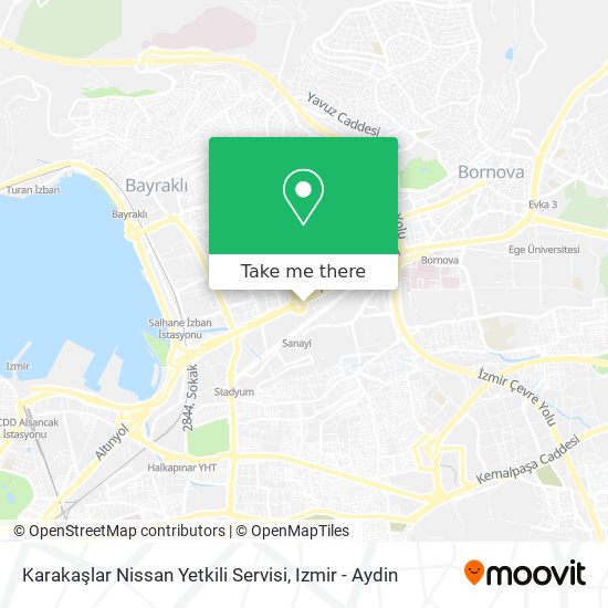 Karakaşlar Nissan Yetkili Servisi map
