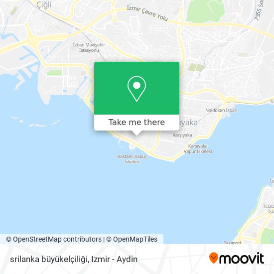 srilanka büyükelçiliği map