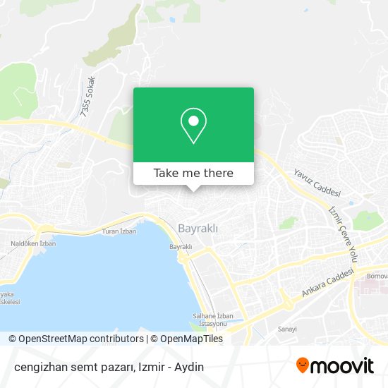 cengizhan semt pazarı map