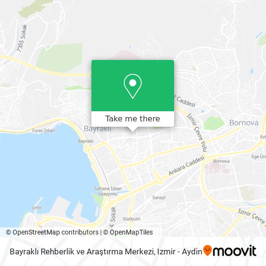 Bayraklı  Rehberlik ve Araştırma Merkezi map