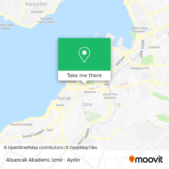 Alsancak Akademi map