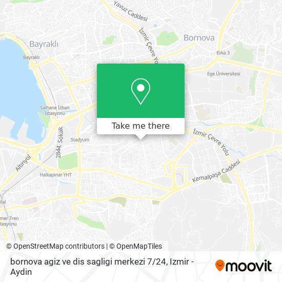 bornova agiz ve dis sagligi merkezi 7 / 24 map