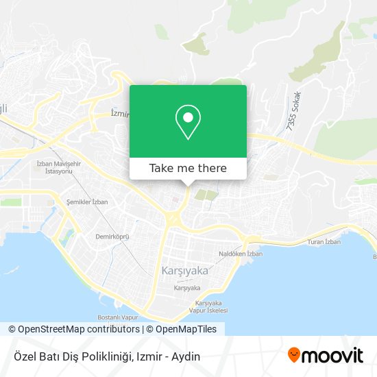 Özel Batı Diş Polikliniği map