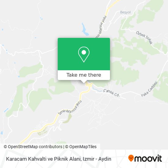 Karacam Kahvalti ve Piknik Alani map