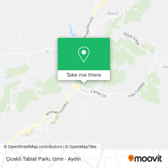 Çicekli Tabiat Parkı map