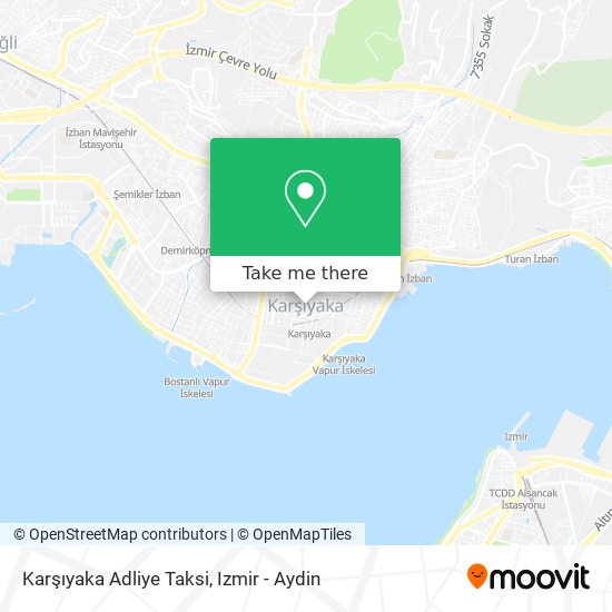 Karşıyaka Adliye Taksi map