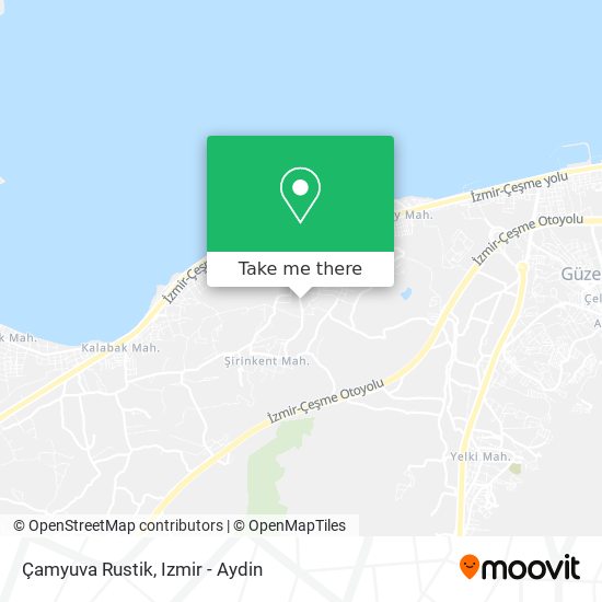 Çamyuva Rustik map