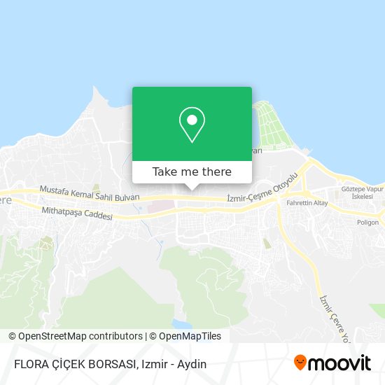 FLORA ÇİÇEK BORSASI map